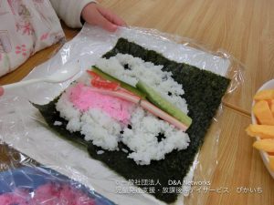 恵方巻きをつくろう！①