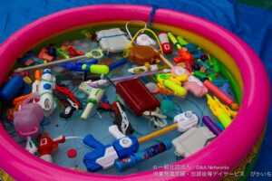260831水鉄砲を使って遊ぽう！
